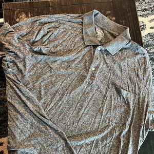 Gray men’s polo 4xl